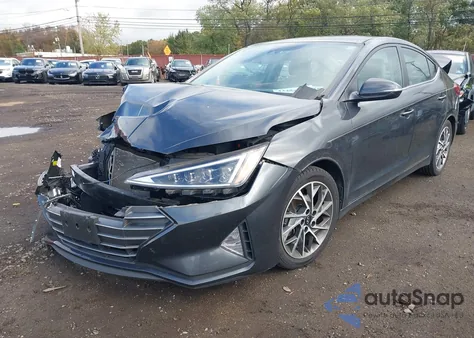 2020 Hyundai Elantra Limited z USA, uszkodzony, nr VIN 5NPD84LF2LH619420